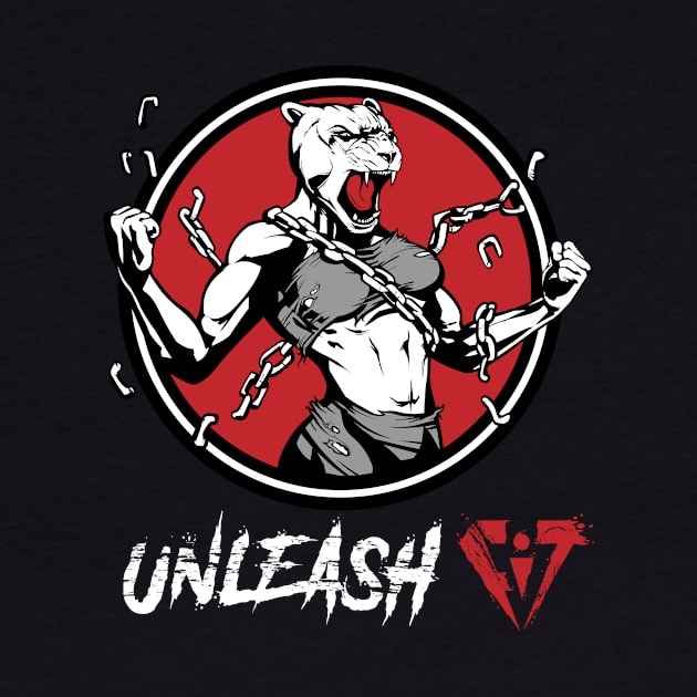 "White Lioness" of UnleashFIT by Dave Franciosa (White lettering) by CoachAL